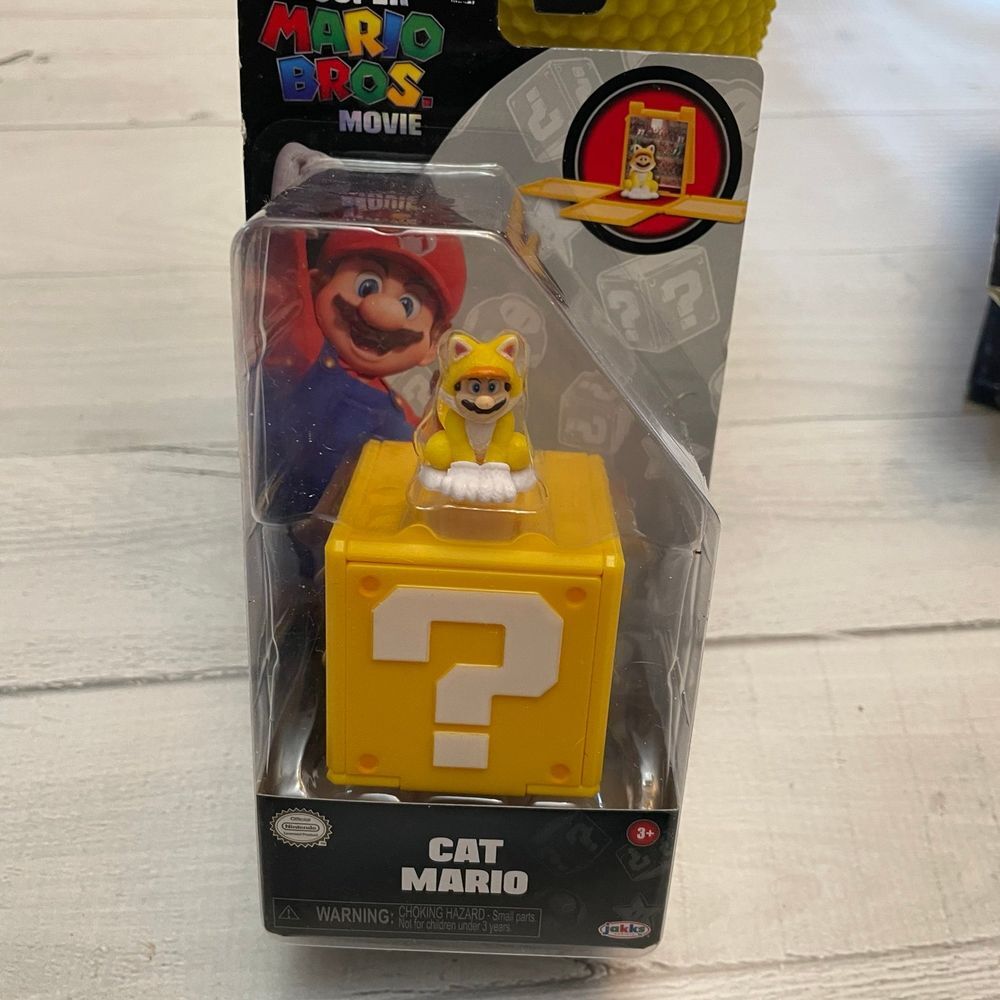 Nintendo Super Mario Movie Mini Cat Mario Play Figure